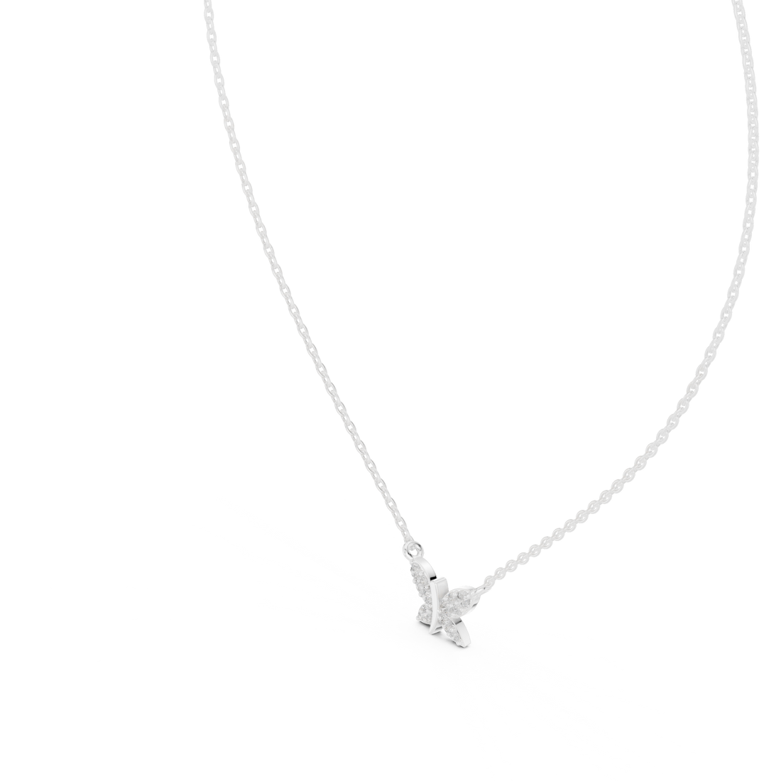 Butterfly Diamond Pendant