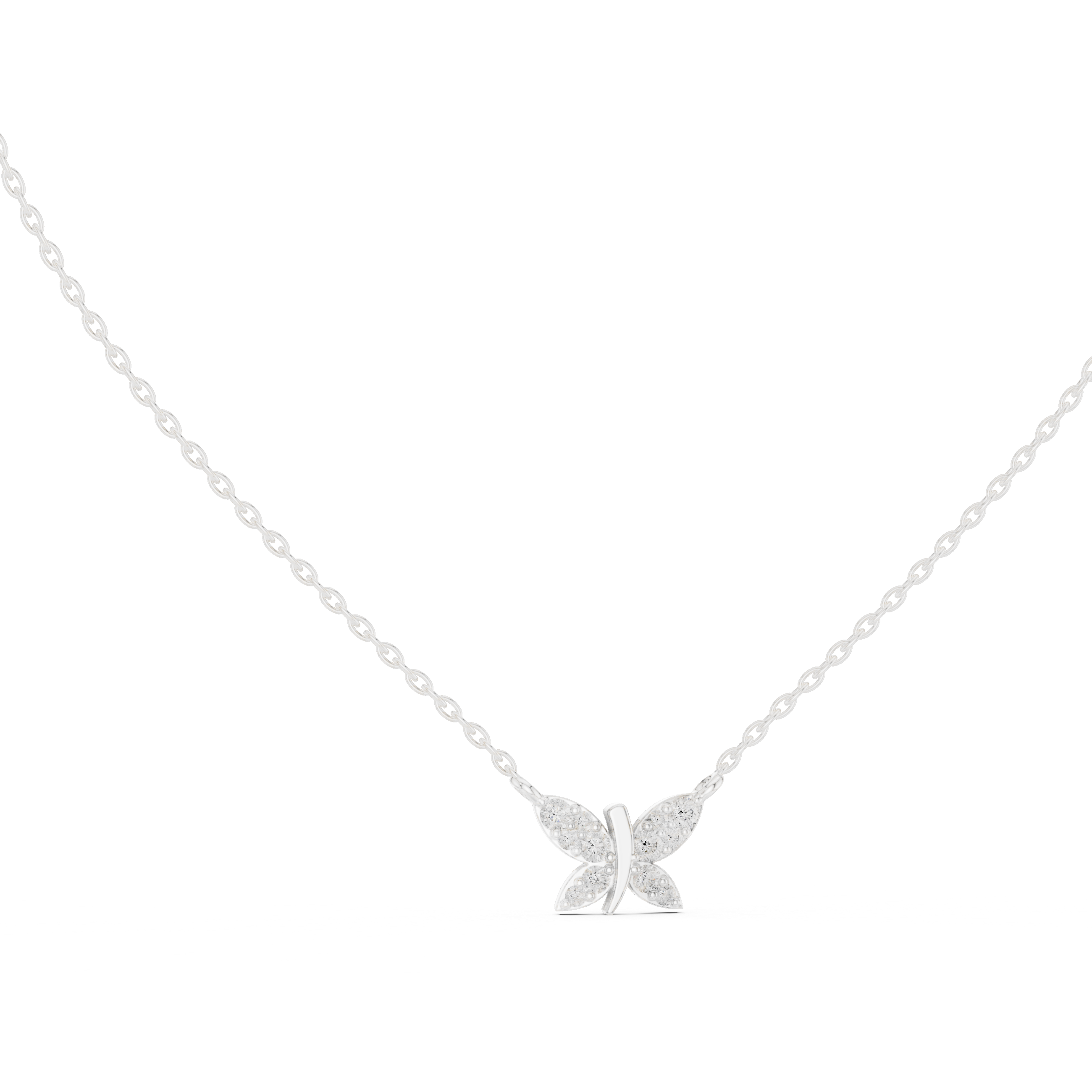 Butterfly Diamond Pendant