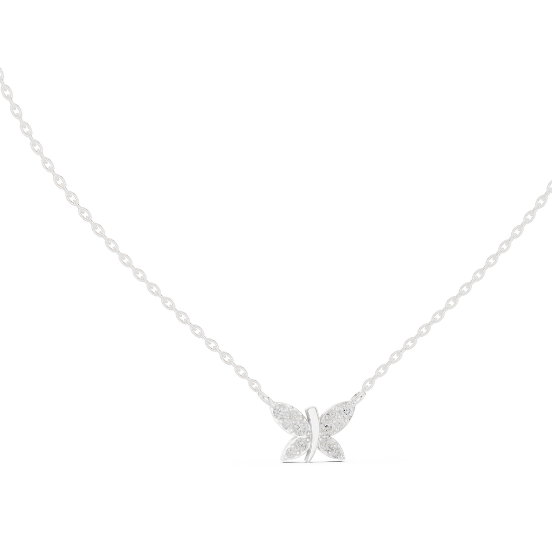 Butterfly Diamond Pendant