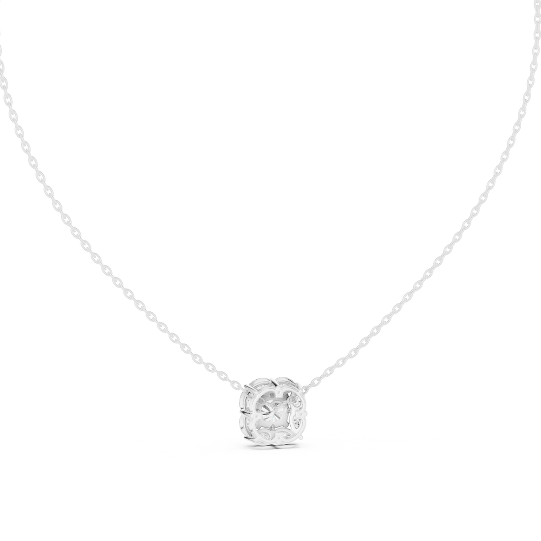Cushion Halo Pendant