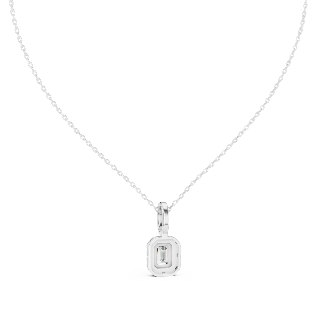 Emerald Halo Pendant