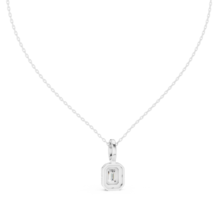 Emerald Halo Pendant