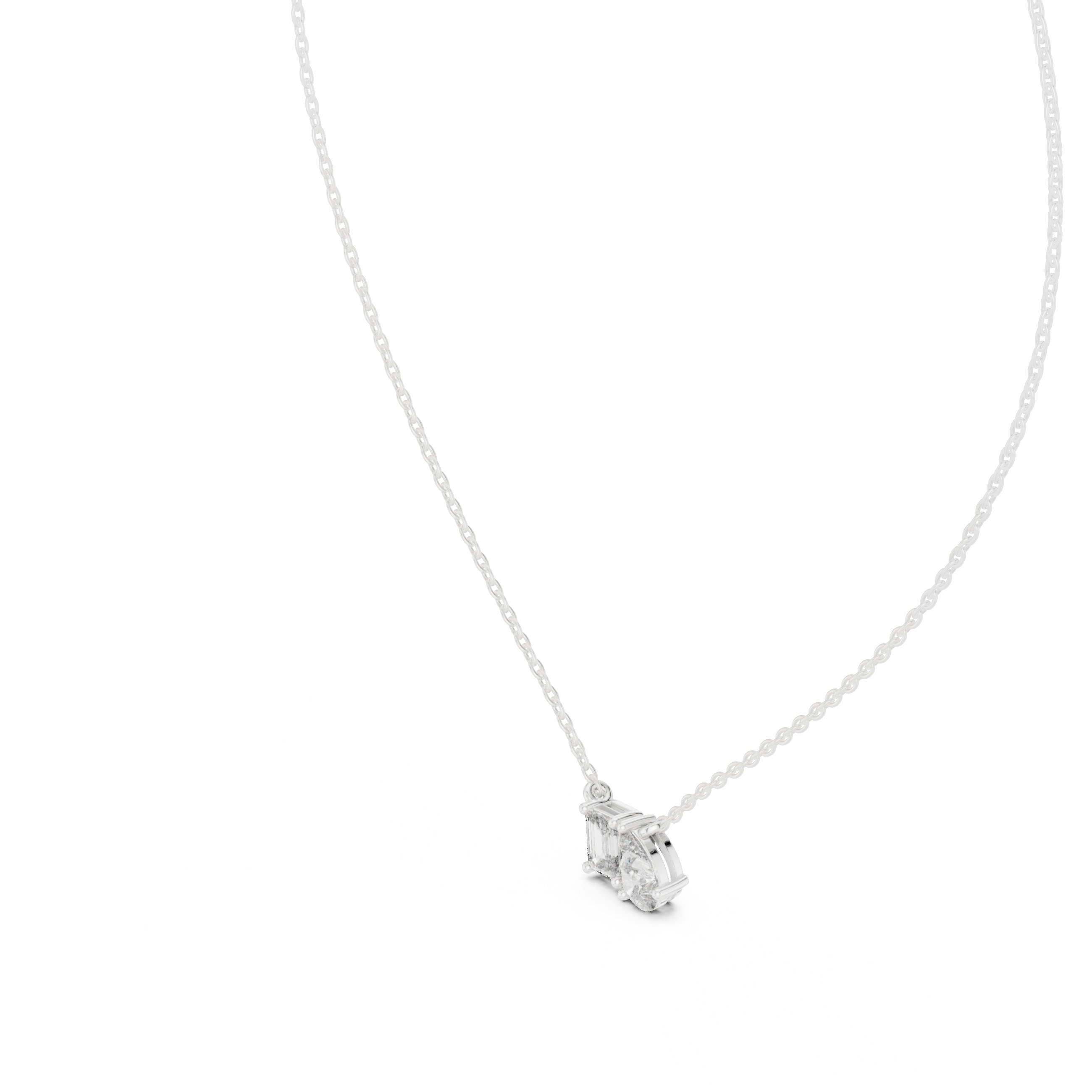 Duo Diamond Pendant