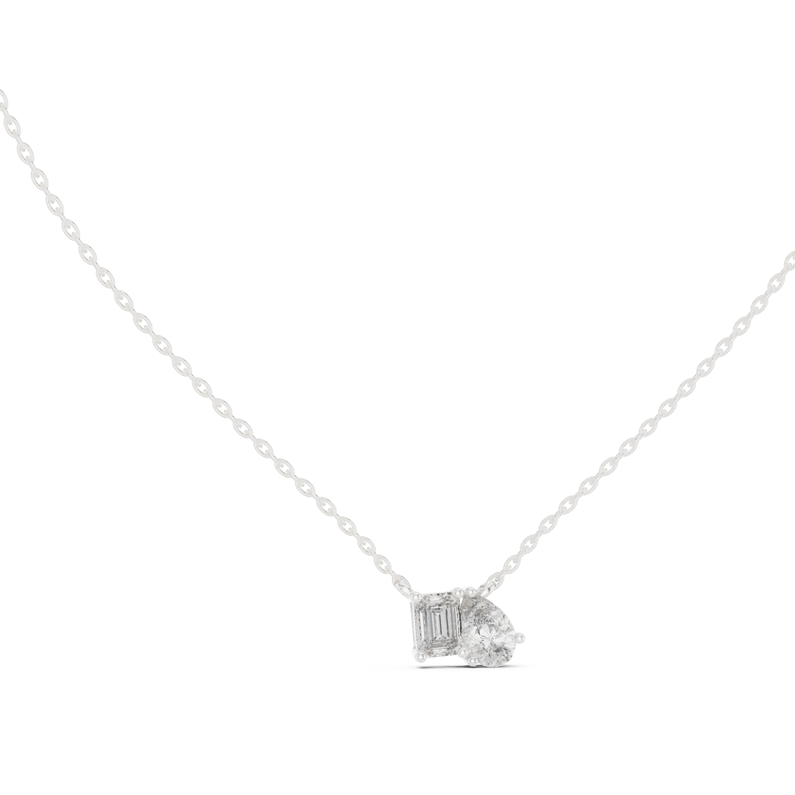 Duo Diamond Pendant