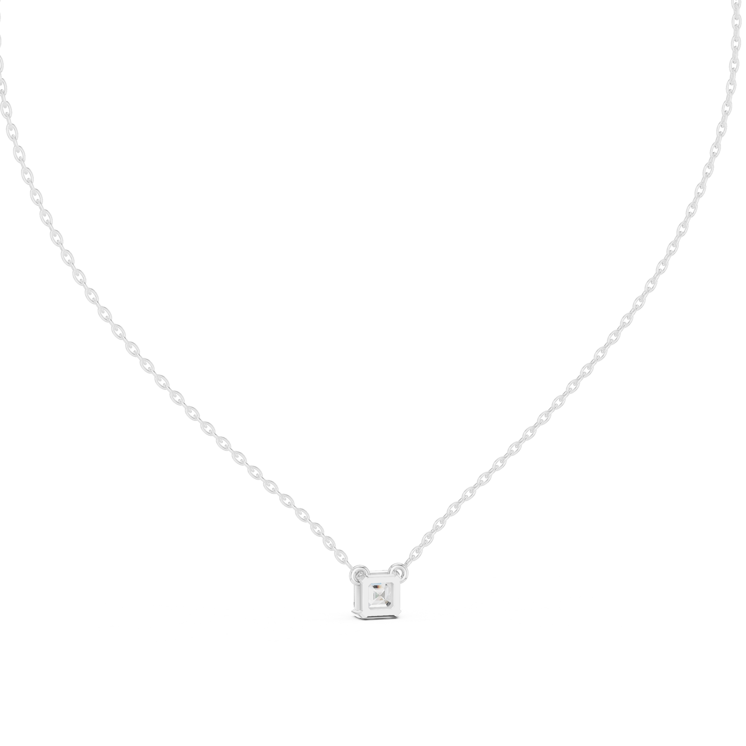 Solitaire Emerald Pendant