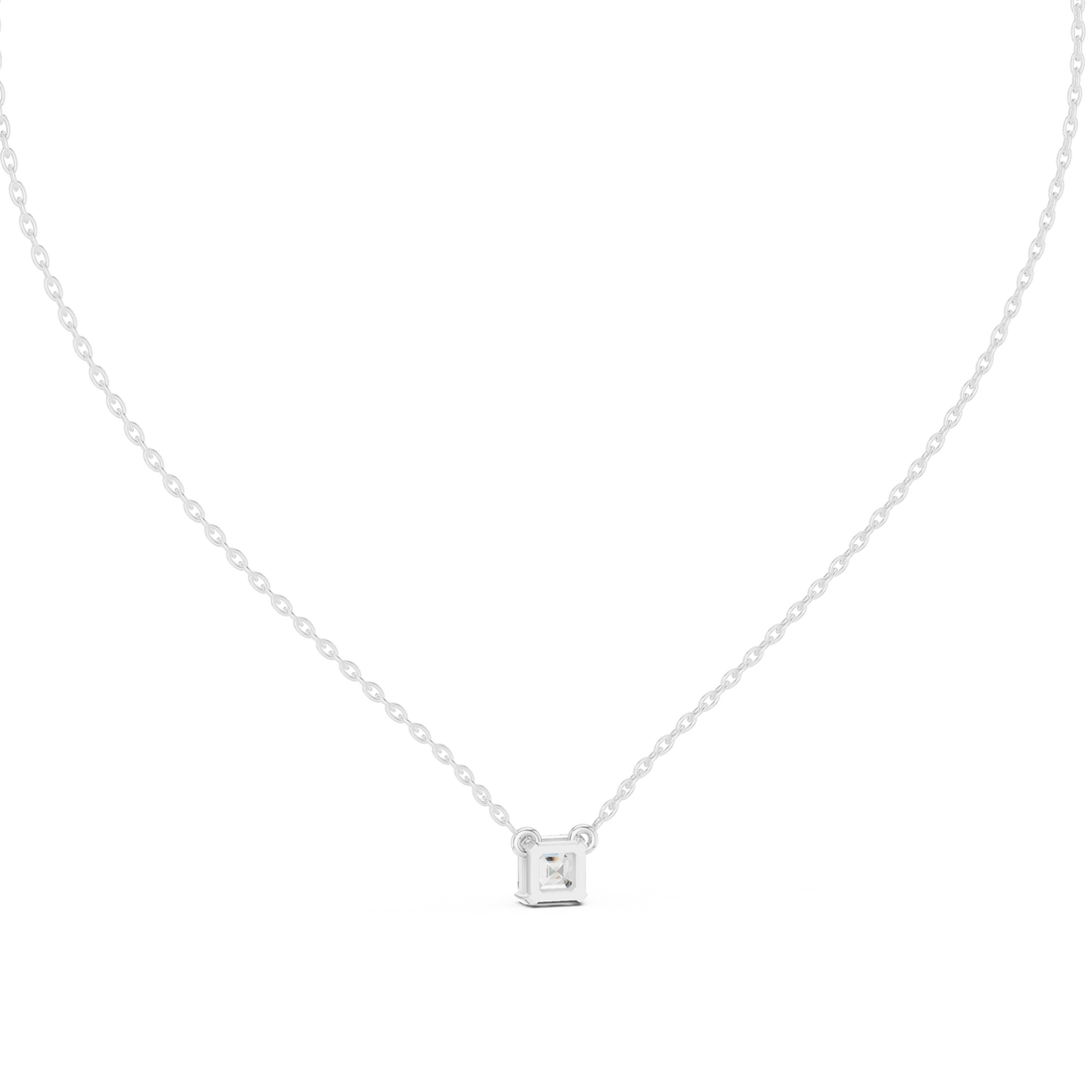 Solitaire Emerald Pendant