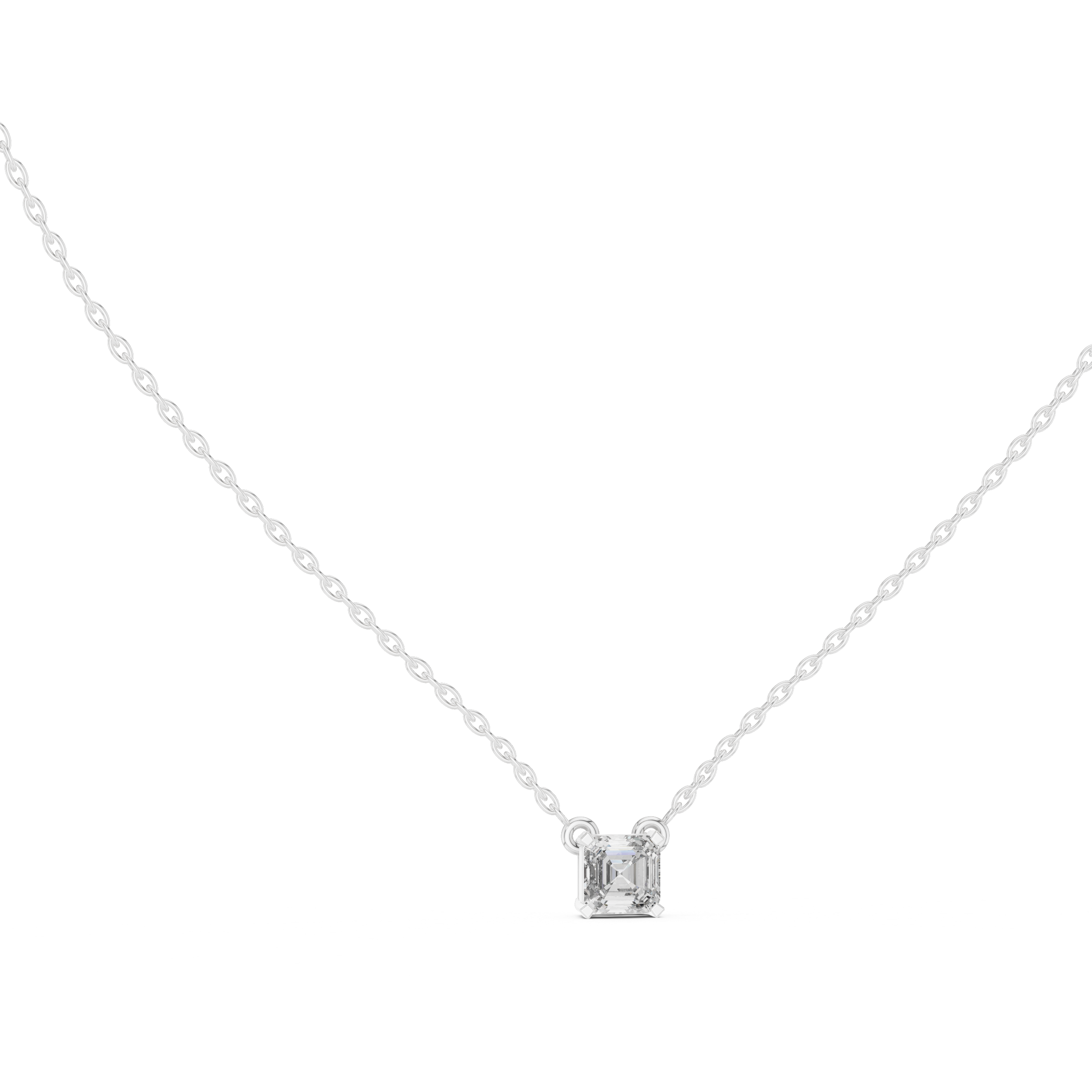 Solitaire Emerald Pendant