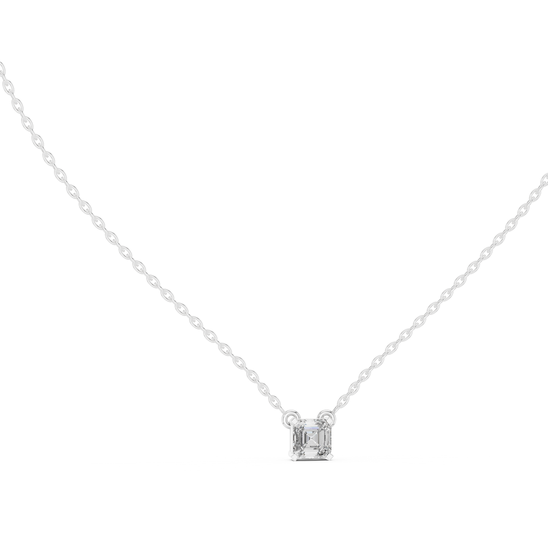 Solitaire Emerald Pendant