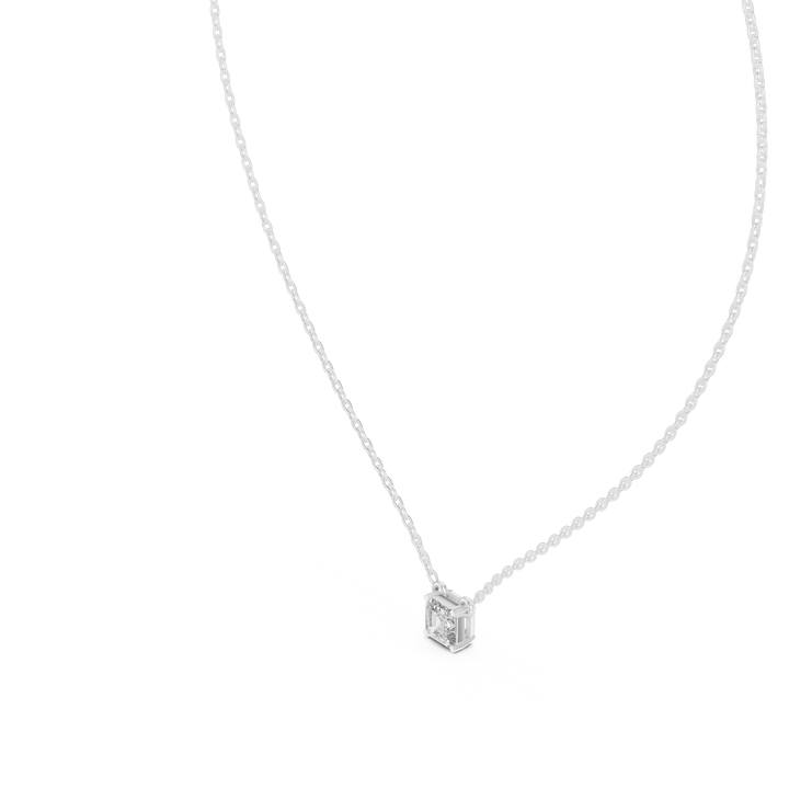 Solitaire Emerald Pendant
