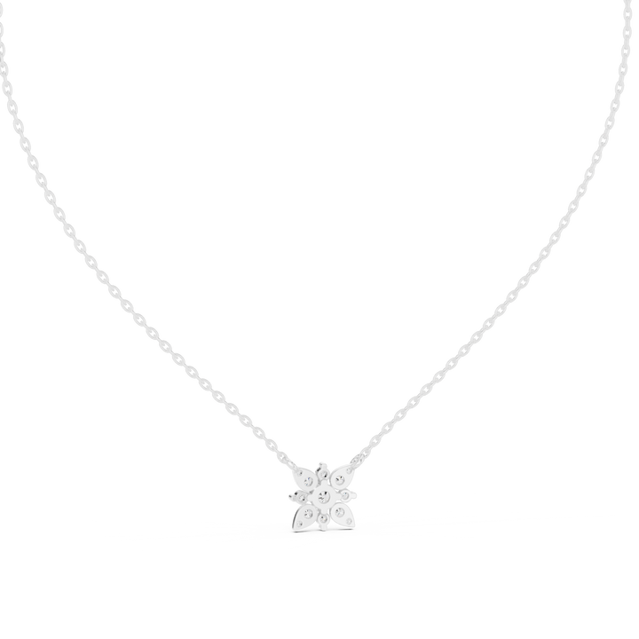 Floral Diamond Pendant