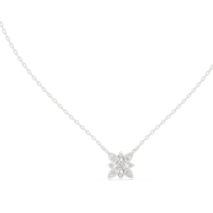 Floral Diamond Pendant