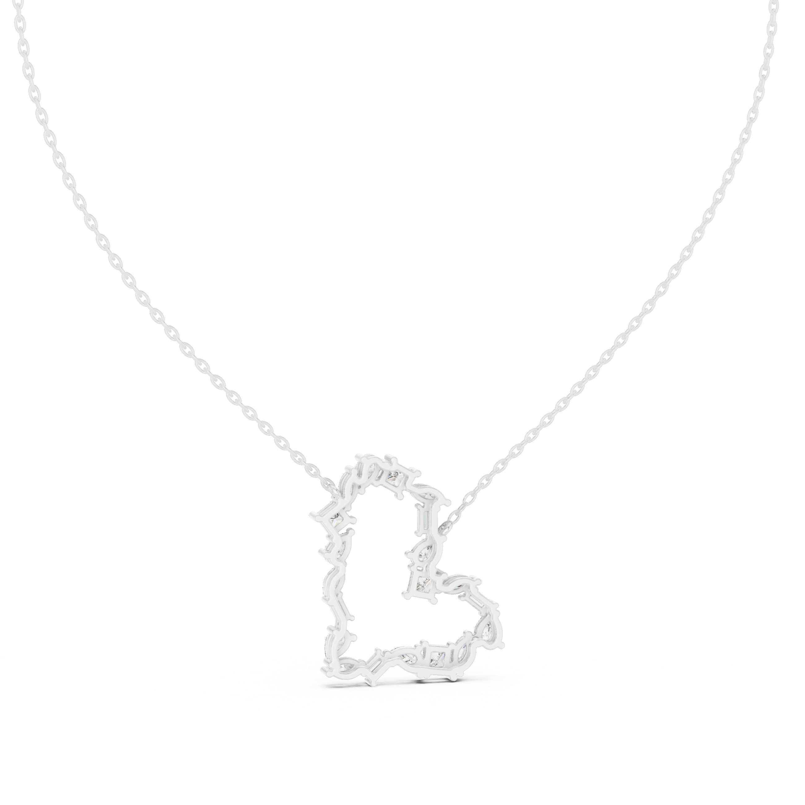 Floral Heart Pendant