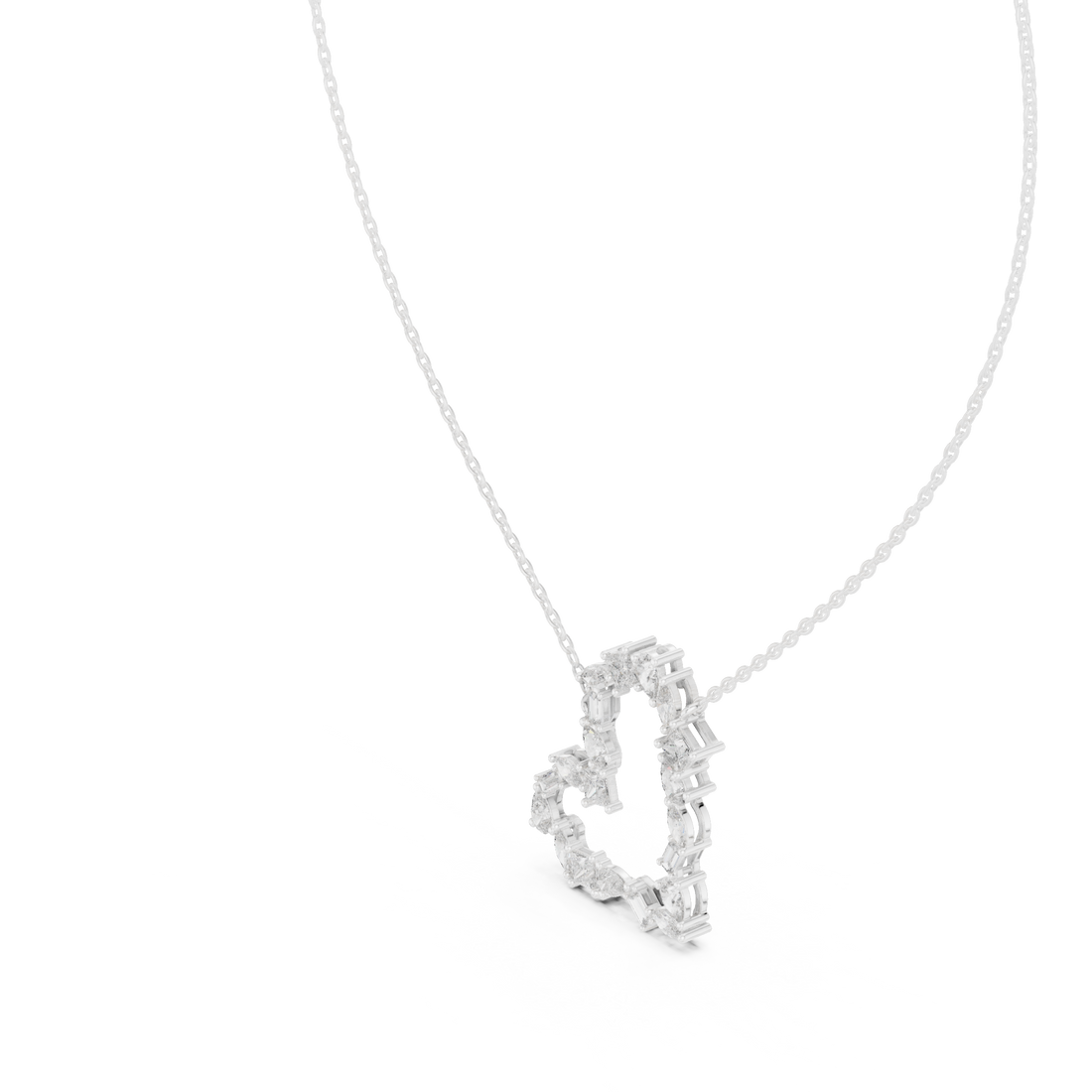 Floral Heart Pendant