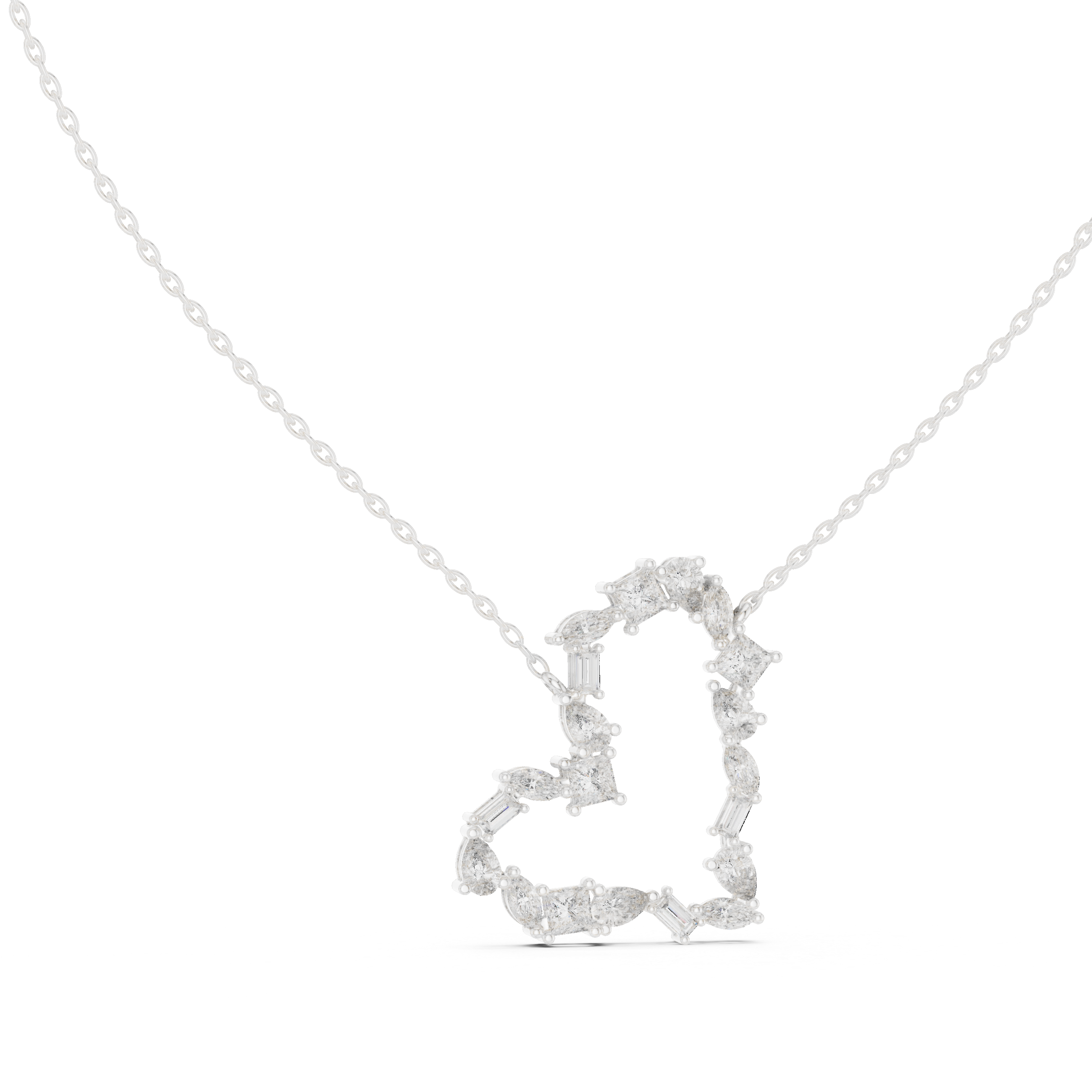 Floral Heart Pendant