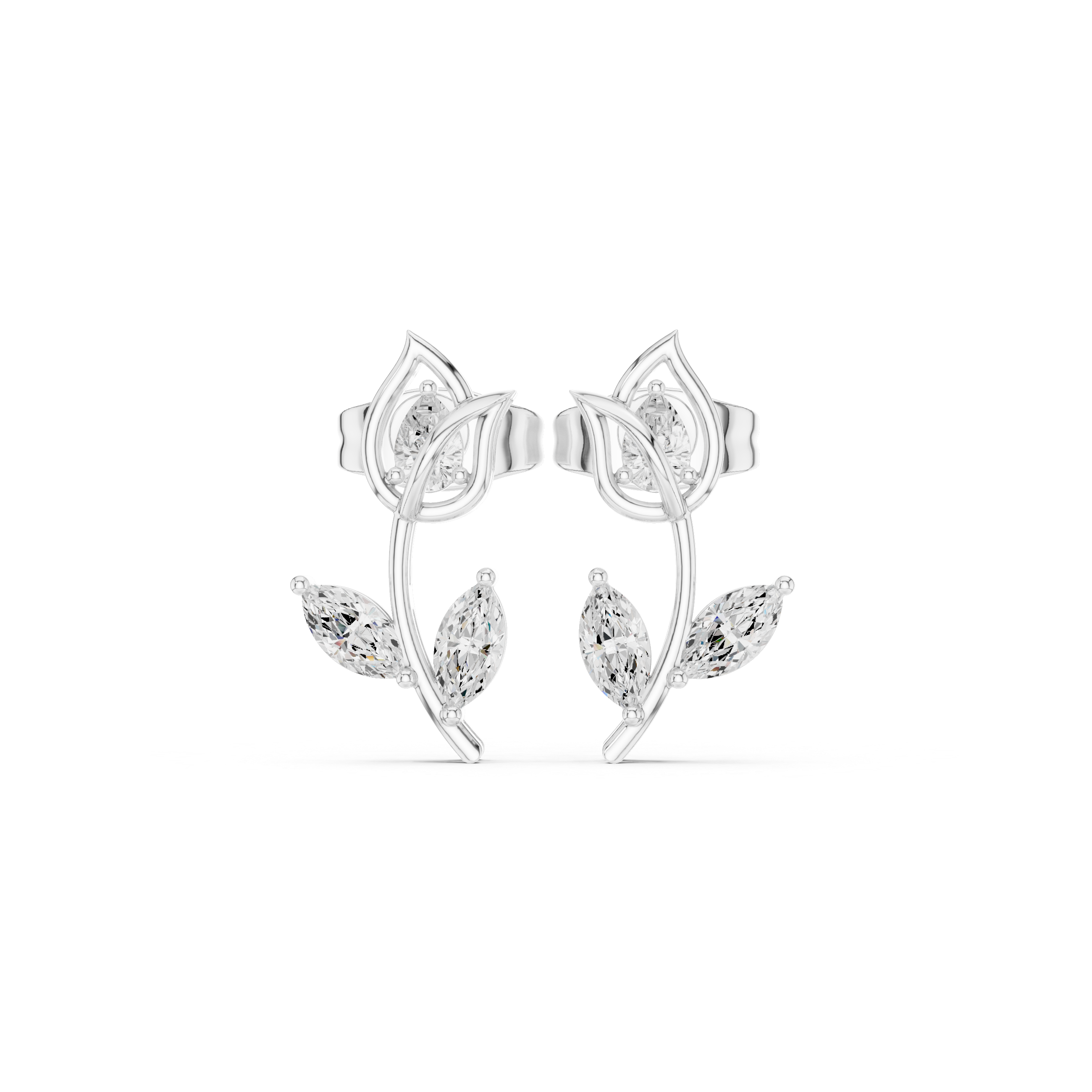 Floral Vine Studs