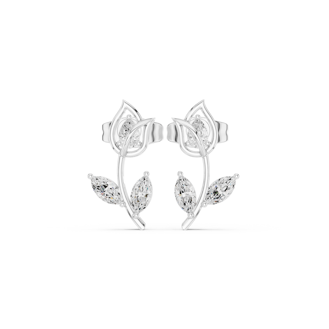 Floral Vine Studs
