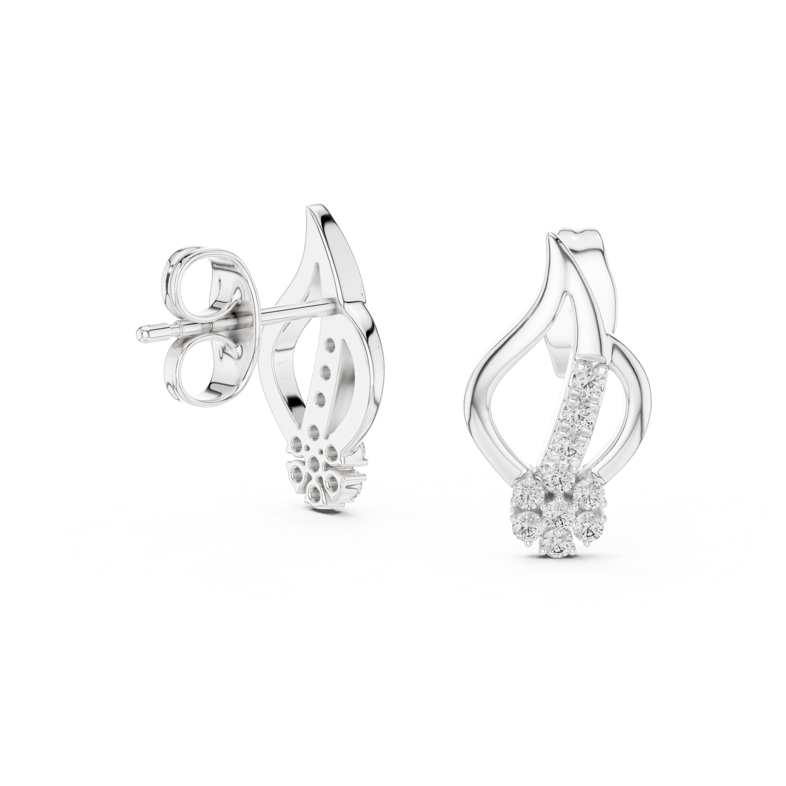 Flame Bloom Studs