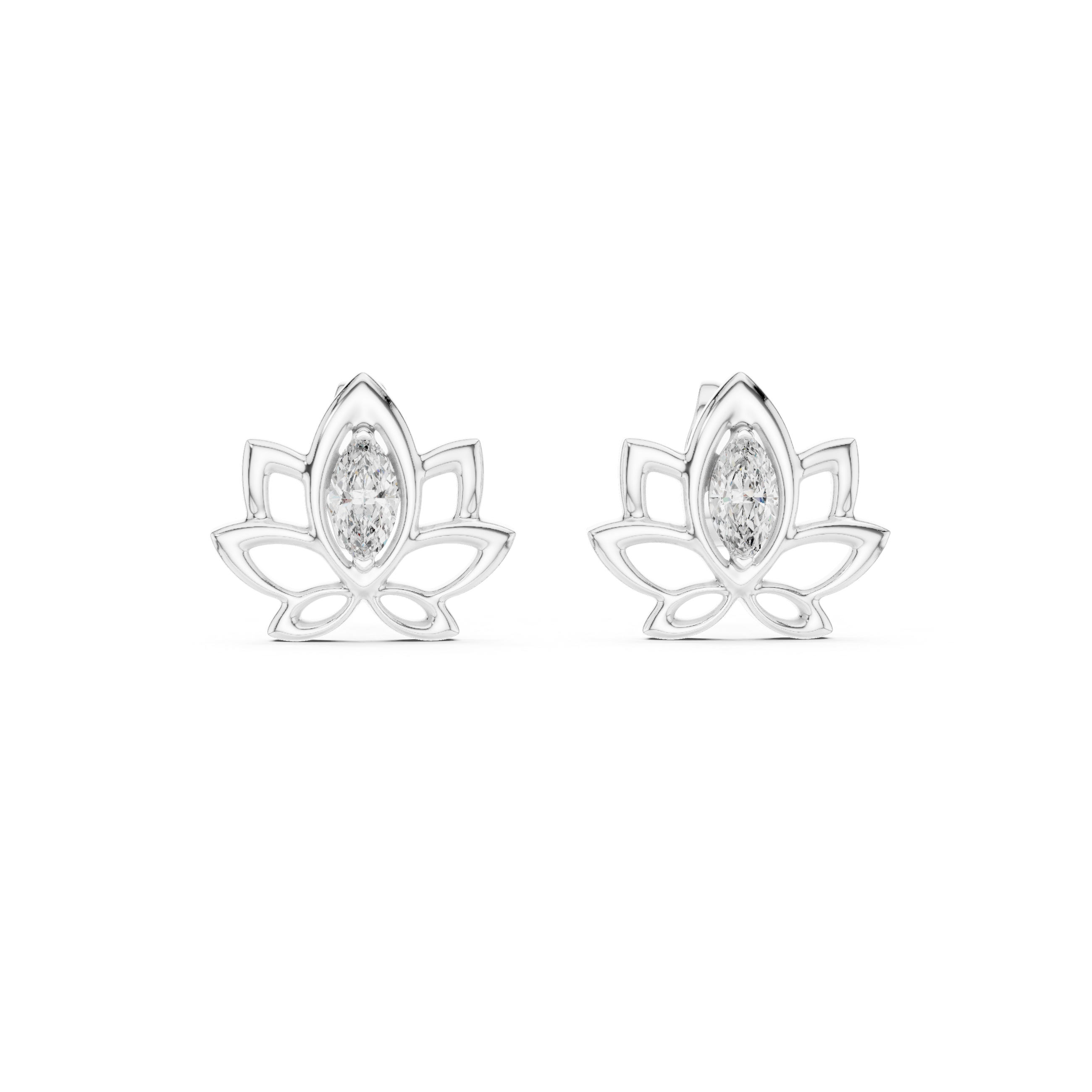 Lotus Petal Studs