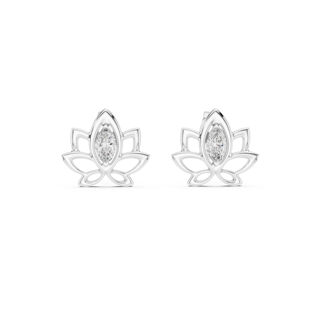 Lotus Petal Studs