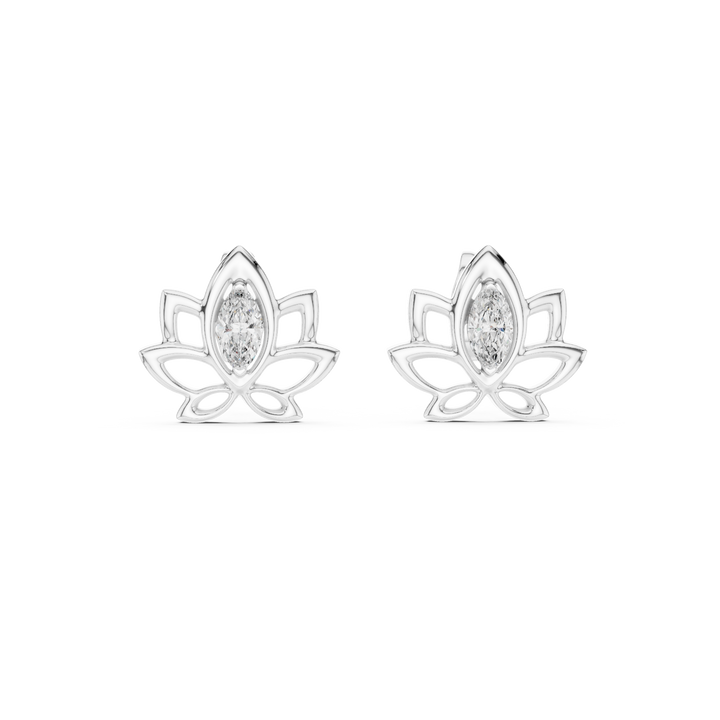 Lotus Petal Studs