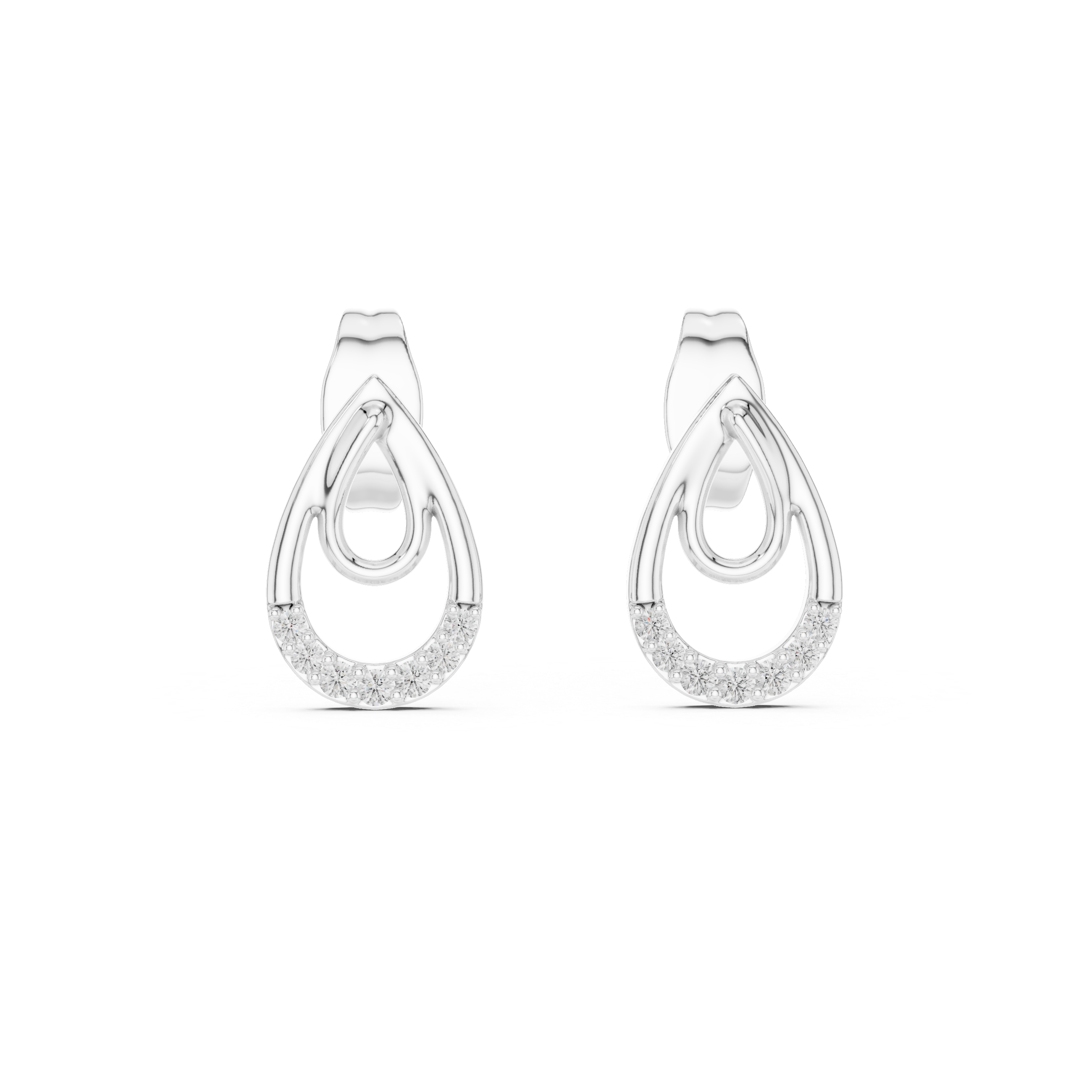 Dewdrop Curve Studs