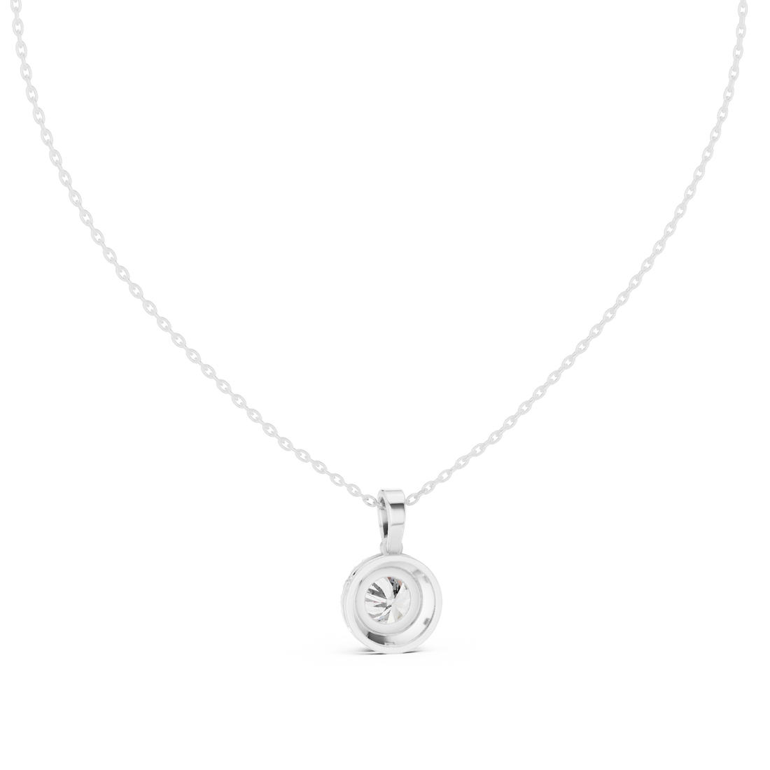 Halo Diamond Pendant