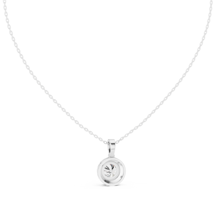 Halo Diamond Pendant