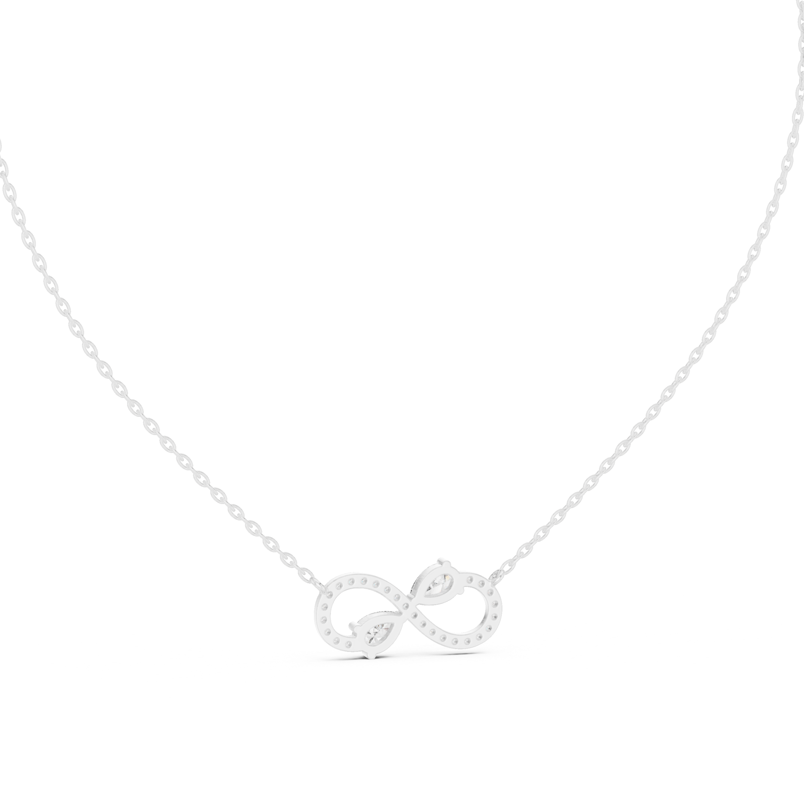 Infinity Diamond Pendant