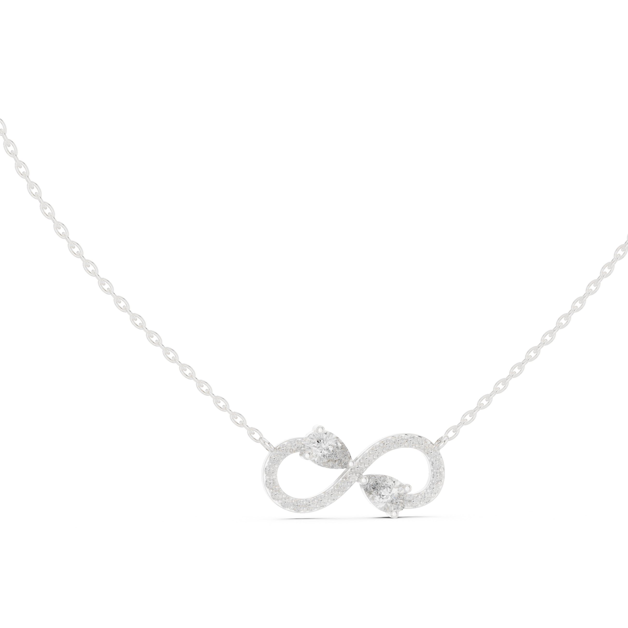Infinity Diamond Pendant