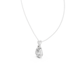 Pear Halo Pendant