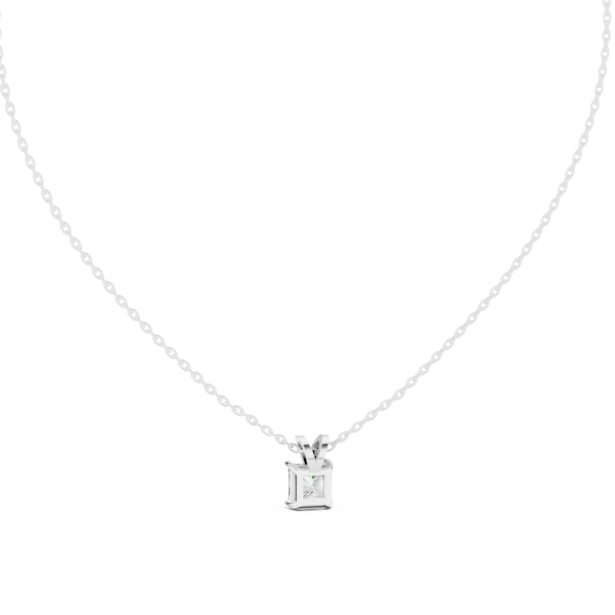Princess Solitaire Pendant