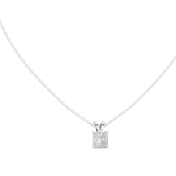 Princess Solitaire Pendant