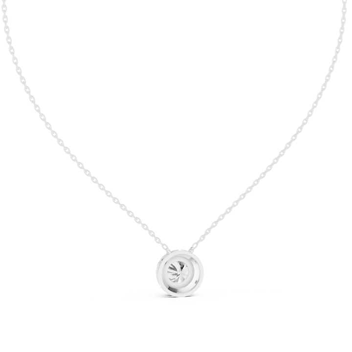 Round Halo Pendant