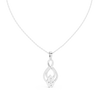 Teardrop Diamond Pendant