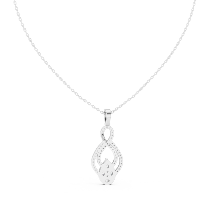 Teardrop Diamond Pendant