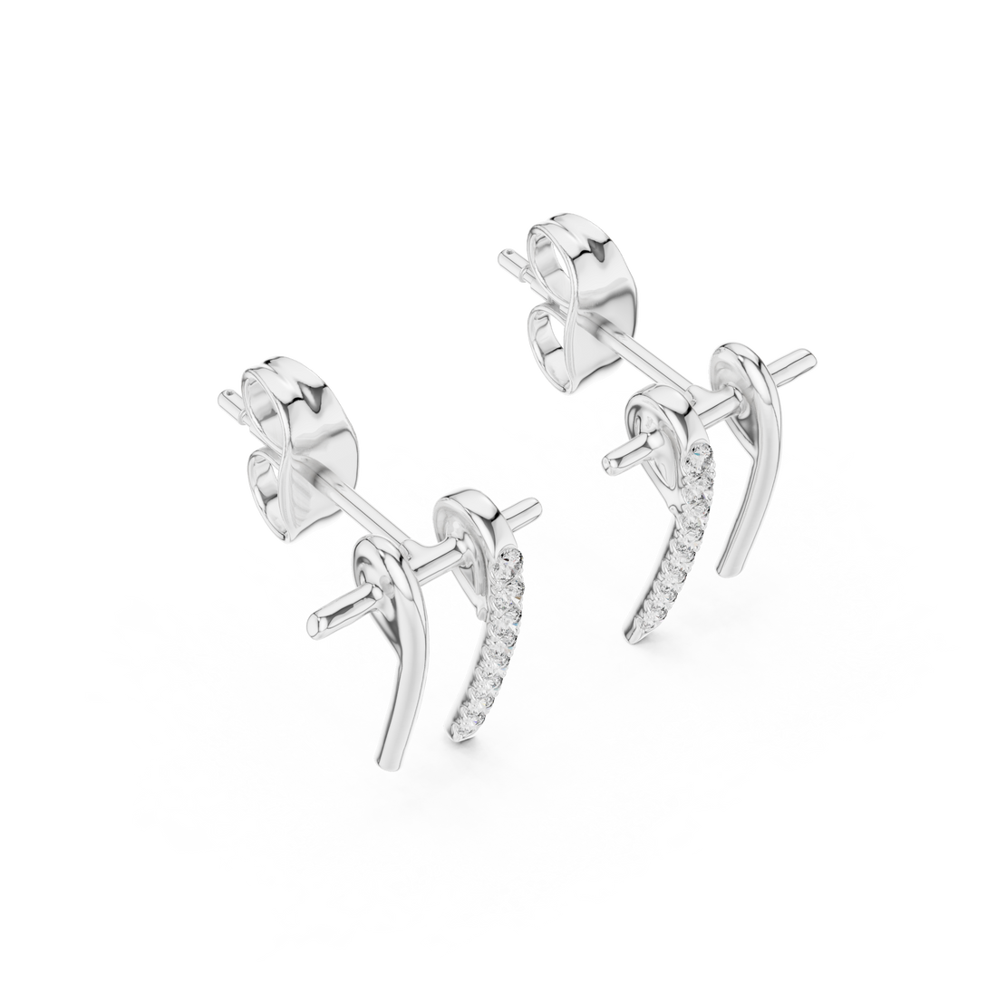 Arc Diamond Studs