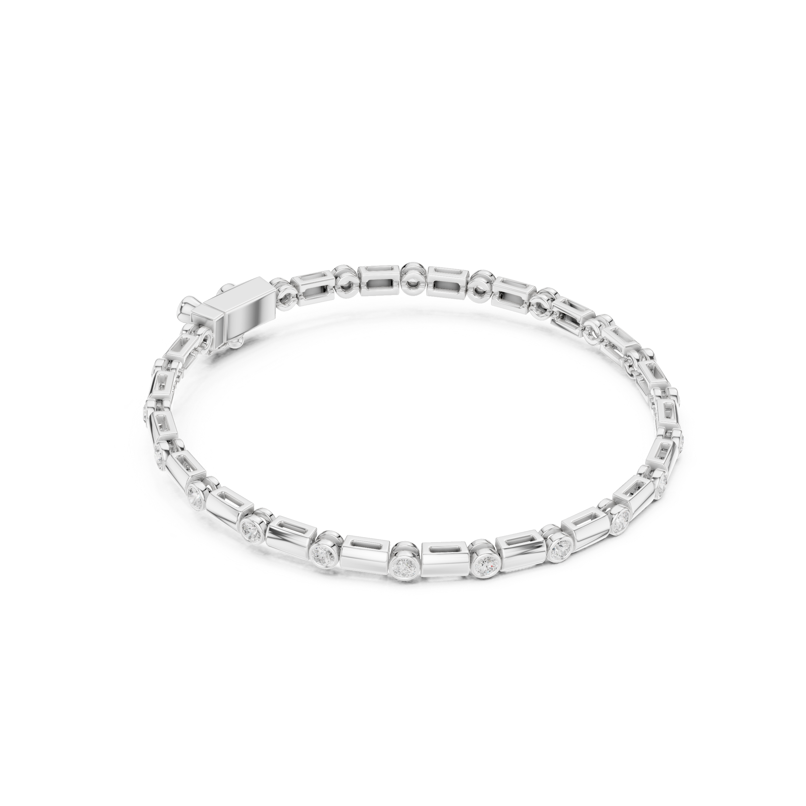 Bezel Diamond Bracelet