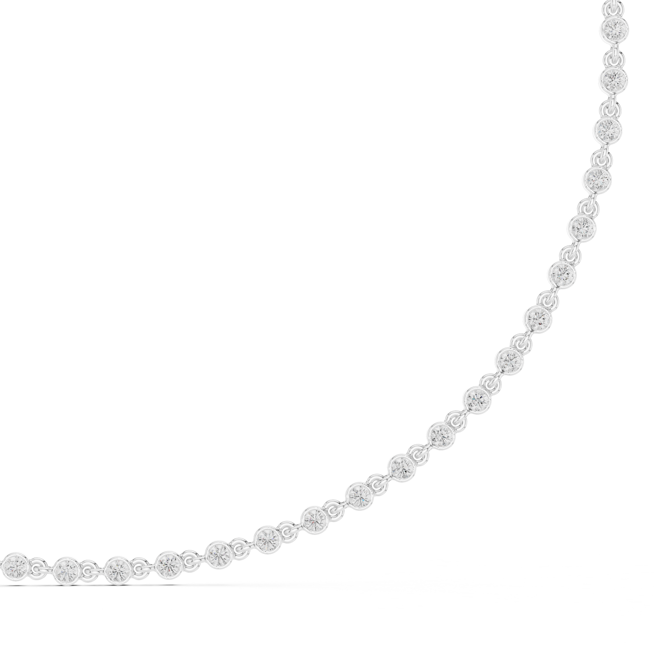 Bezel Diamond Chain