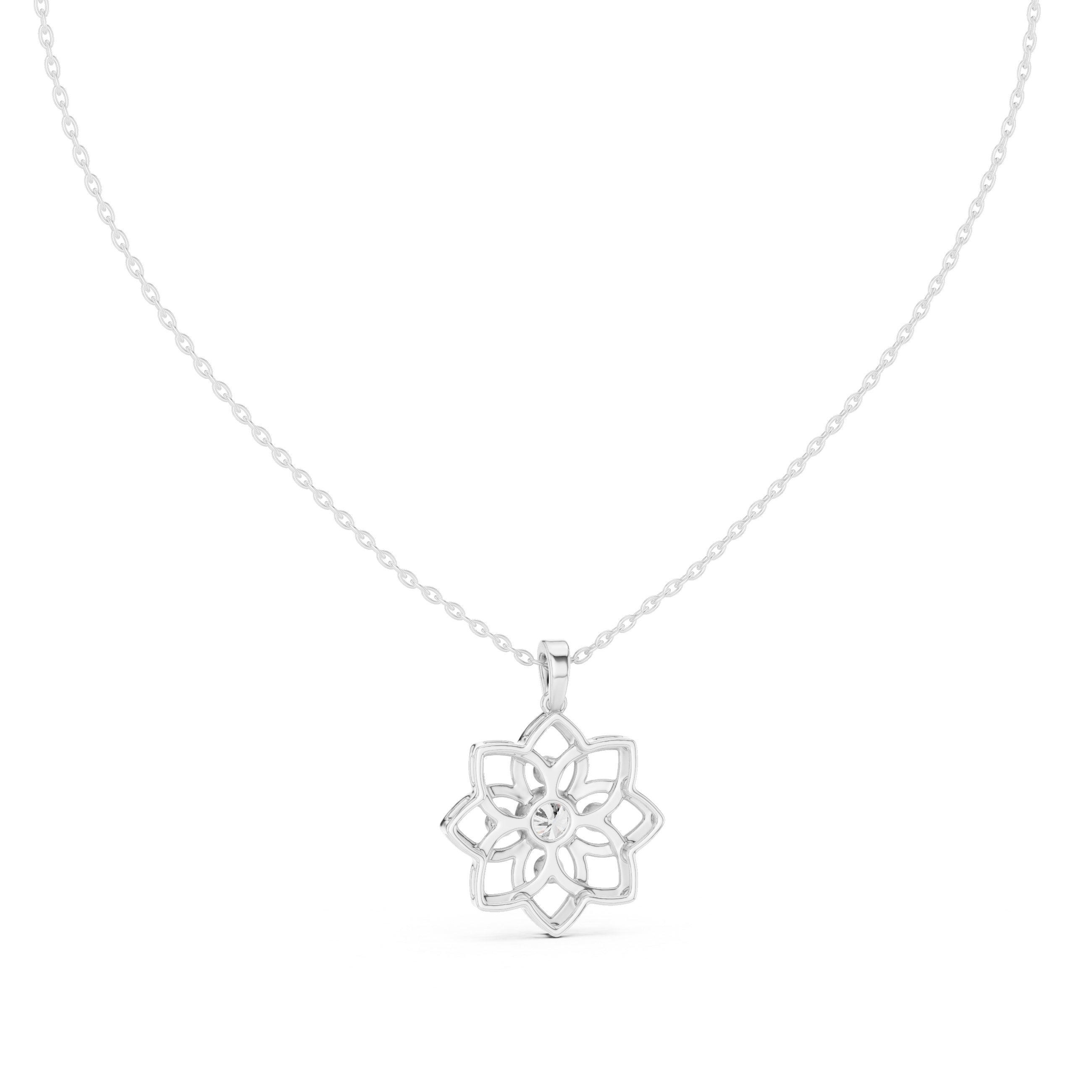 Bloom Silver Pendant