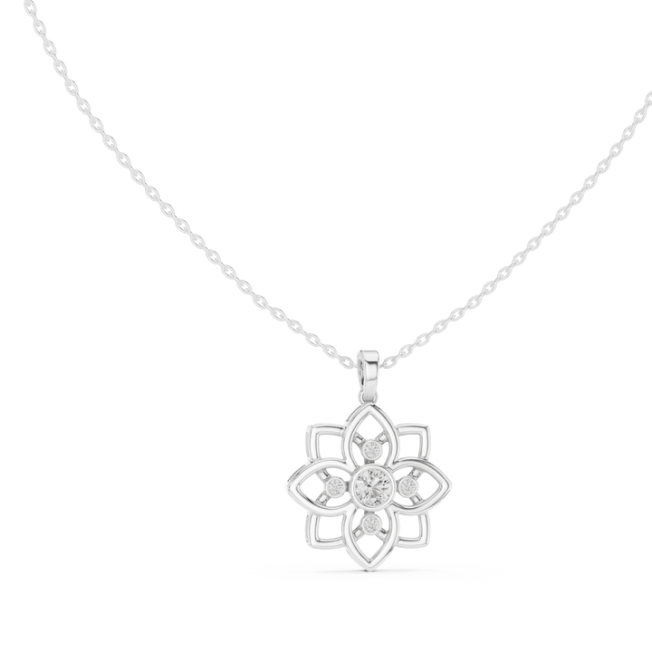 Bloom Silver Pendant