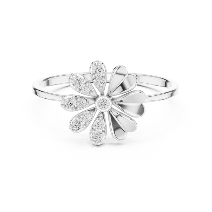 Celeste Petal Spark Ring
