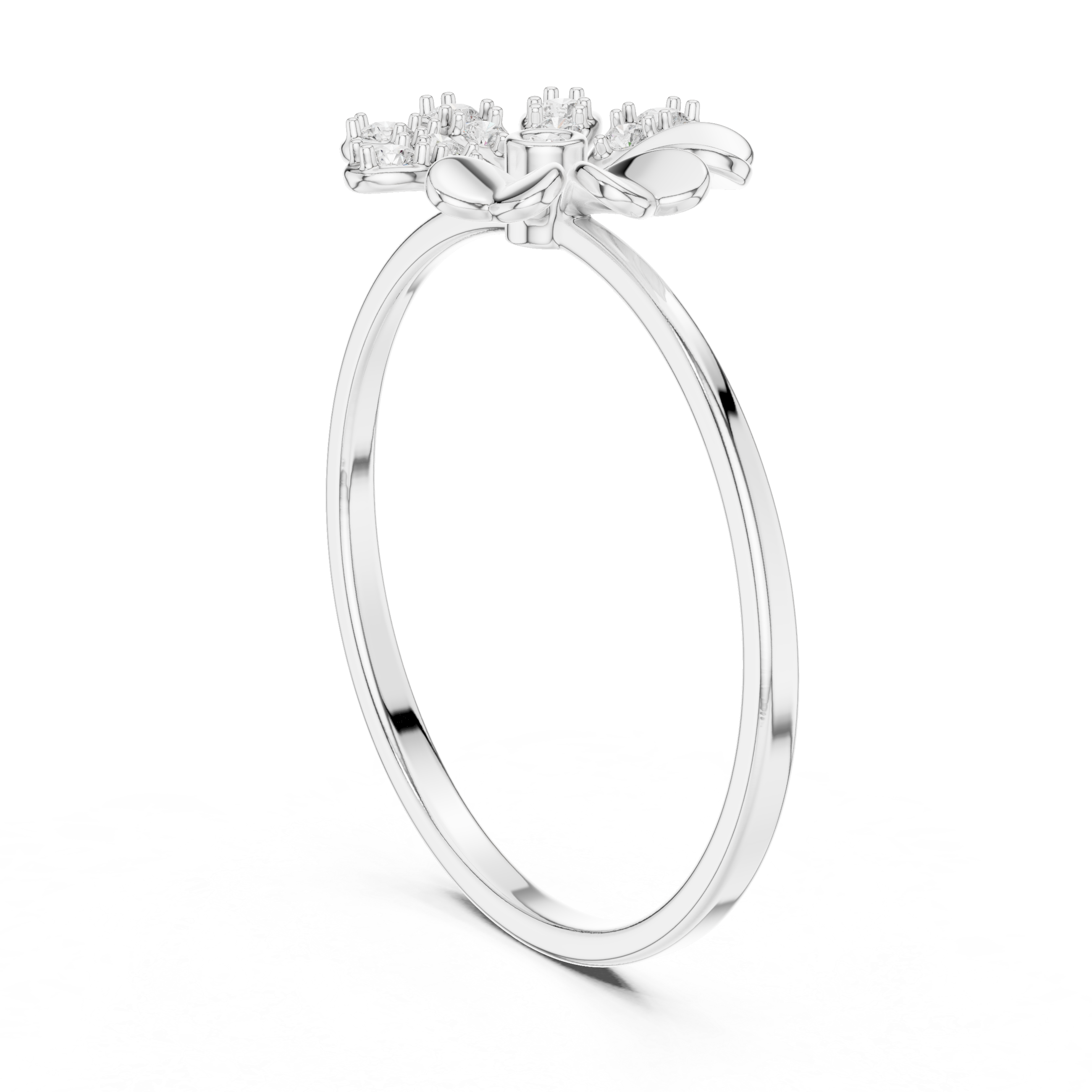 Celeste Petal Spark Ring