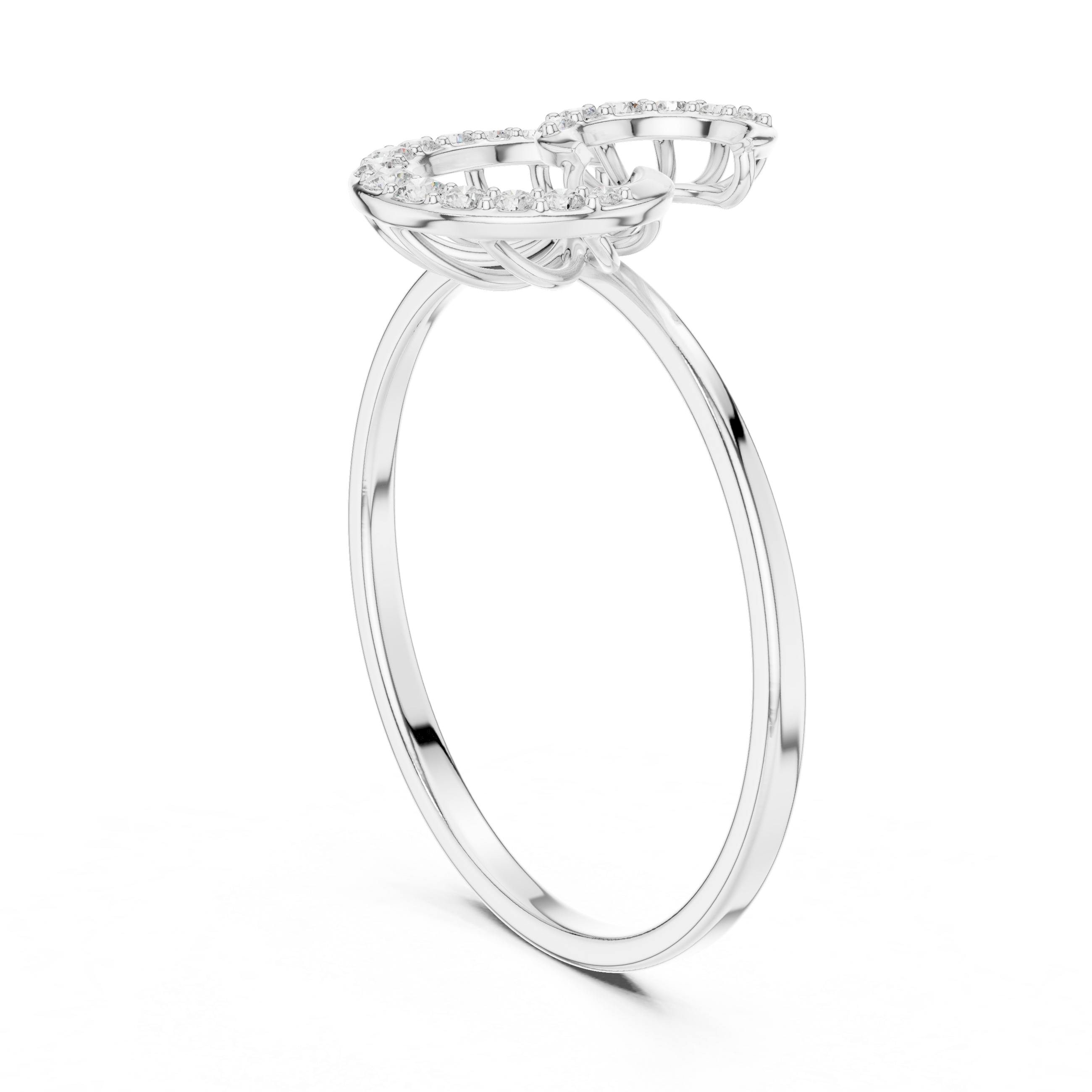 Celestial Swirl Diamond Ring