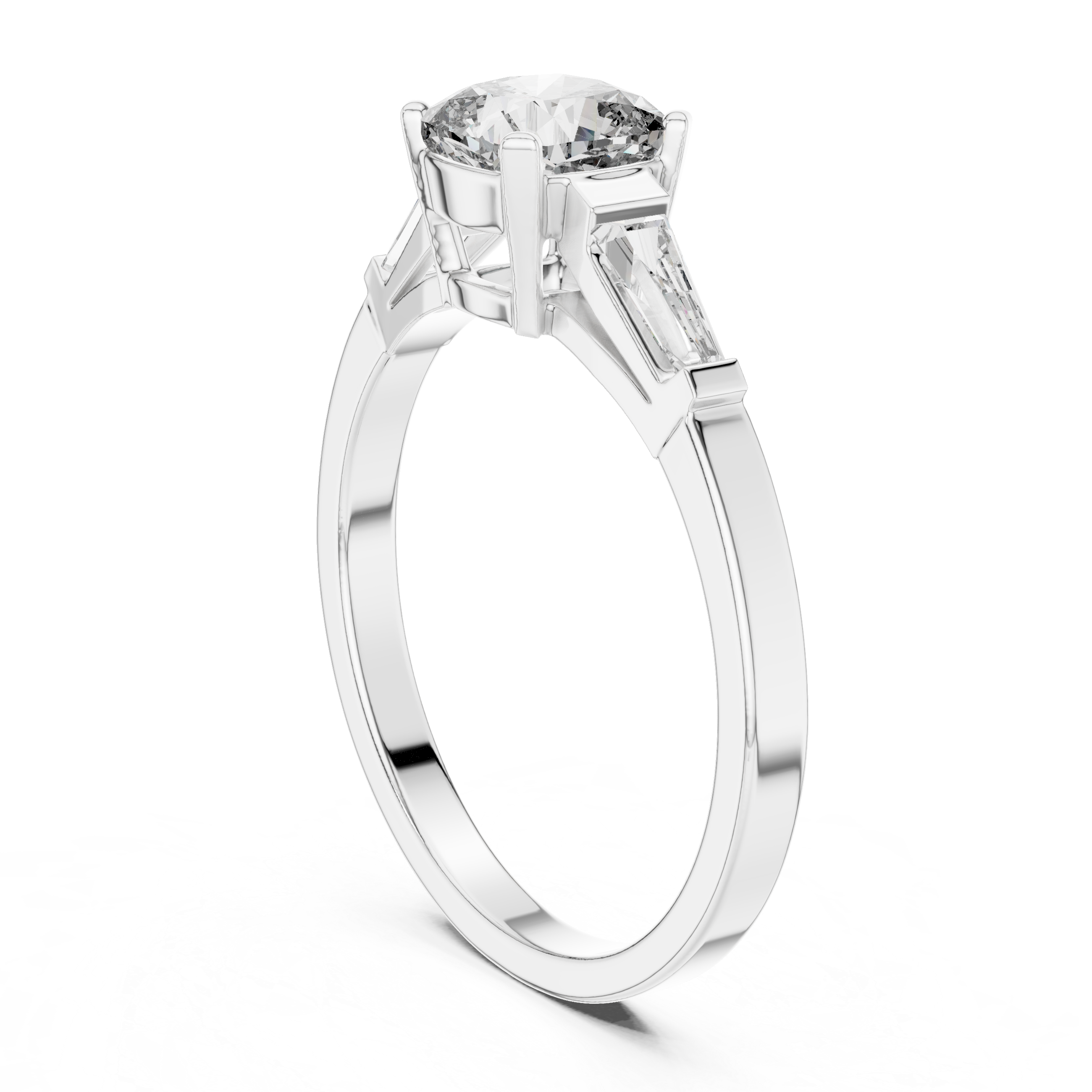 Cushion Trinity Ring