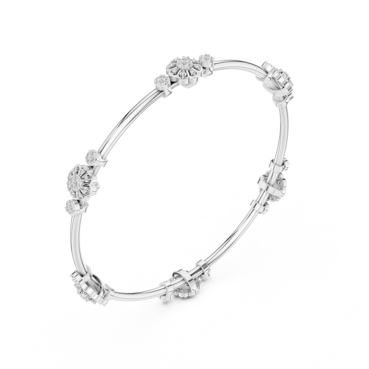 Flora Silver Bracelet