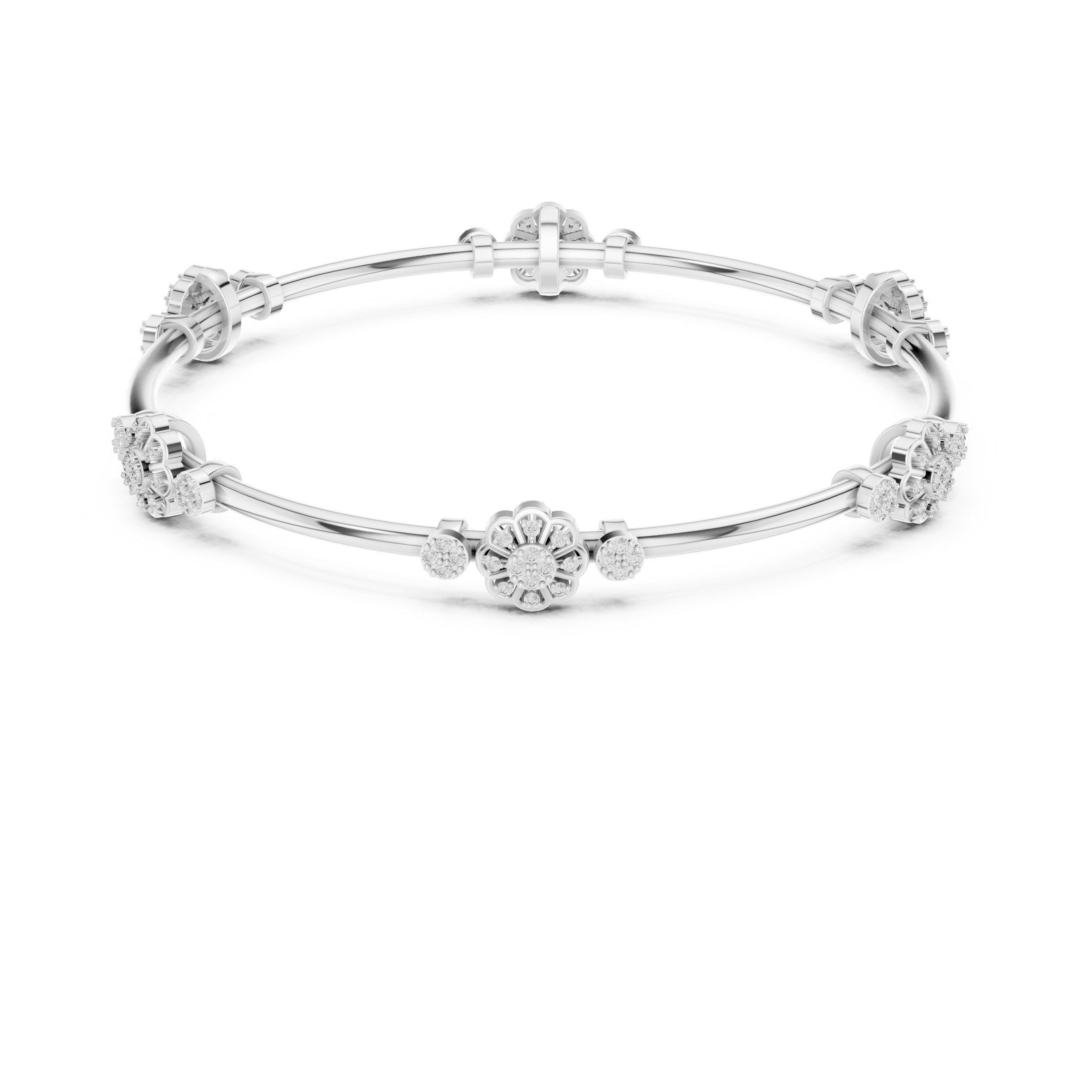 Flora Silver Bracelet