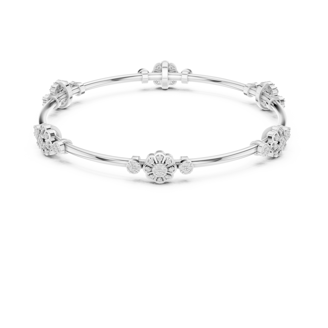 Flora Silver Bracelet
