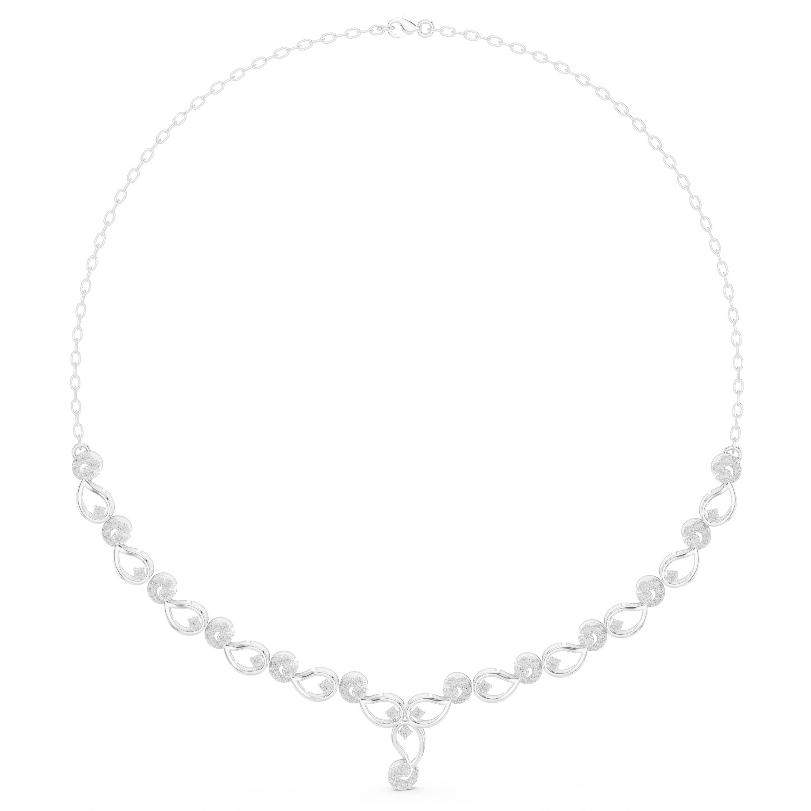 Floral Loop Necklace