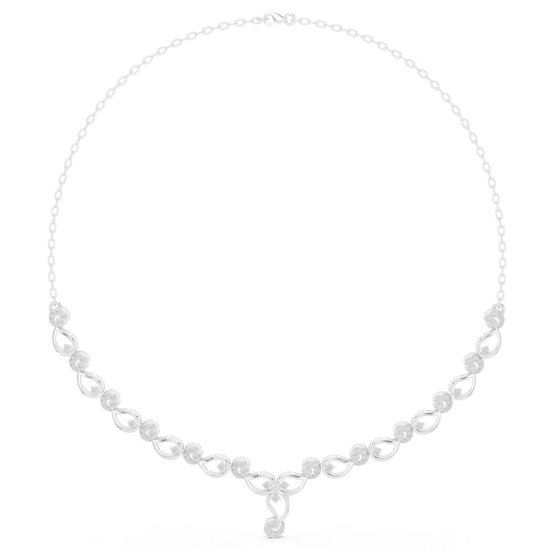 Floral Loop Necklace