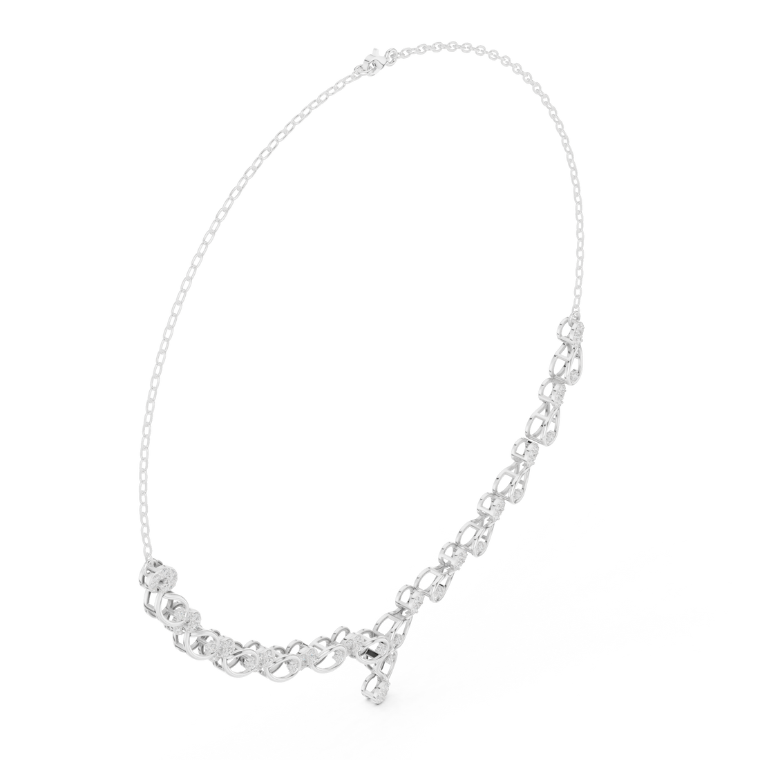 Floral Loop Necklace